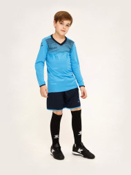 Детская вратарская форма KELME Goalkeeper L/S Suit Kid (Light Blue/Dark Blue)