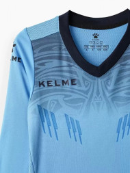 Детская вратарская форма KELME Goalkeeper L/S Suit Kid (Light Blue/Dark Blue)