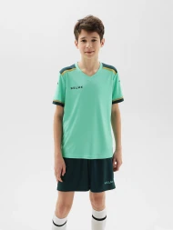 Детская футбольная форма KELME S/S Football Set Kid (Teal/Dark Green)