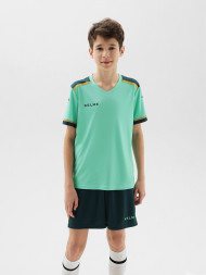 Детская футбольная форма KELME S/S Football Set Kid (Teal/Dark Green)