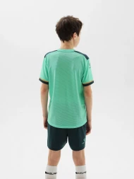 Детская футбольная форма KELME S/S Football Set Kid (Teal/Dark Green)