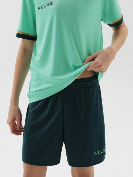 Детская футбольная форма KELME S/S Football Set Kid (Teal/Dark Green)