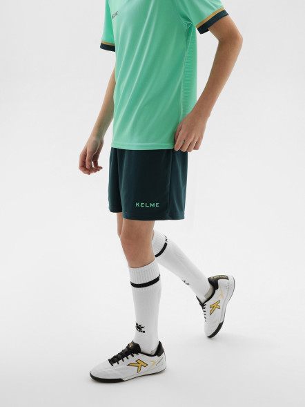 Детская футбольная форма KELME S/S Football Set Kid (Teal/Dark Green)