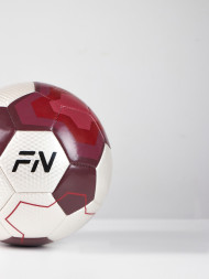 Футбольный мяч FN Football Ball (Машинная сшивка + Термосклейка) (White/Burgundy)