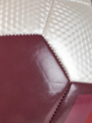 Футбольный мяч FN Football Ball (Машинная сшивка + Термосклейка) (White/Burgundy)