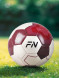 Футбольный мяч FN Football Ball (Машинная сшивка + Термосклейка) (White/Burgundy)