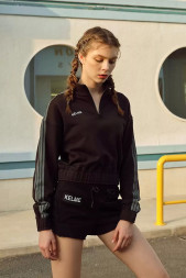 Свитшот KELME Half Cardigan Sweater Black
