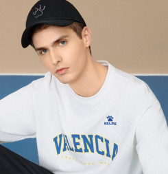 Свитшот KELME Round Neck Sweater White
