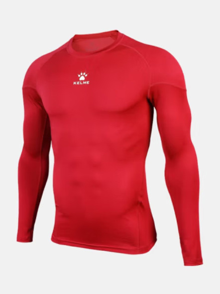 Термобелье (верх) KELME Long-Sleeved Tights Red