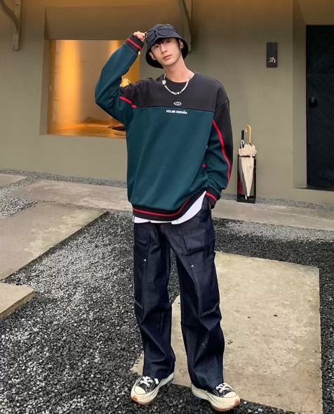 Свитшот KELME Round Neck Sweater Dark Green