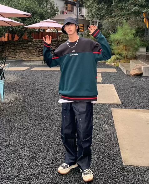 Свитшот KELME Round Neck Sweater Dark Green