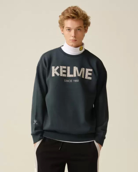 Свитшот KELME Round Neck Sweater Dark Green