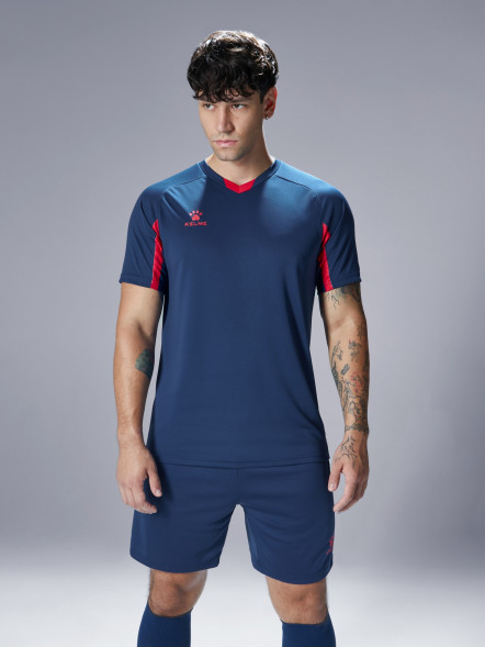 Футбольная форма KELME Football Suit (Dark Blue/Red)