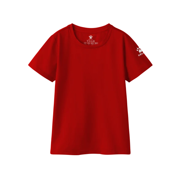 Детская футболка KELME Children's Crew Neck T-Shirt Red