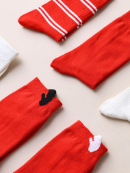 Носки (5 пар) KELME Sports socks (pack of 5 pairs) (Red/White)