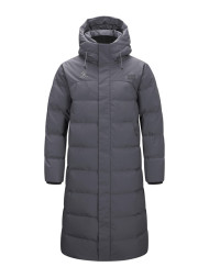 Пуховик KELME Long Down Jacket Grey