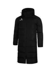 Пуховик KELME Hooded Long Cotton Jacket Black