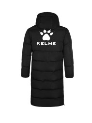 Пуховик KELME Hooded Long Cotton Jacket Black