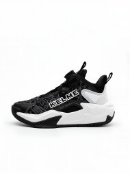 Детские баскетбольные кроссовки KELME Children's Basketball Shoes (Black/White)