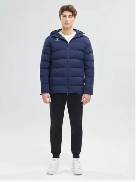 Пуховик KELME Short Cotton Clothes Dark Blue