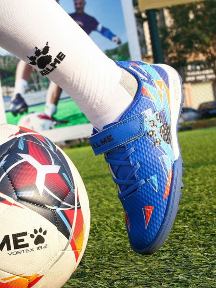 Детские шиповки KELME Children's Football Shoes (TF) Blue