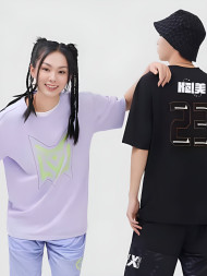 Футболка KELME Round Neck Short Sleeve T-Shirt Light Purple