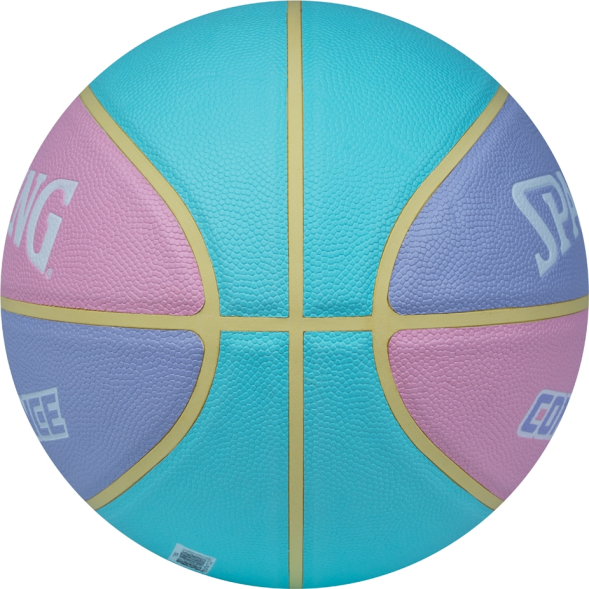 Мяч баск. SPALDING All Conference р.6, 77065z, композит, голубо-розовый