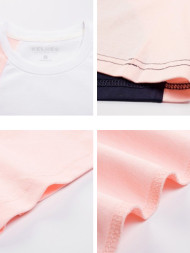 Футболка KELME Round Neck Short Sleeve T-Shirt (White/Pink)