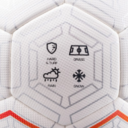 Мяч футб. TORRES Freestyle Control, F3231765, р.5, 32 п.,PU-Microfi, термосшив., бело-оран-сереб