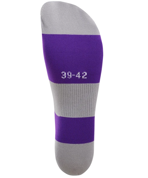 Гетры футбольные JOGEL CAMP BASIC SOCKS, фиолетовый/серый/белый