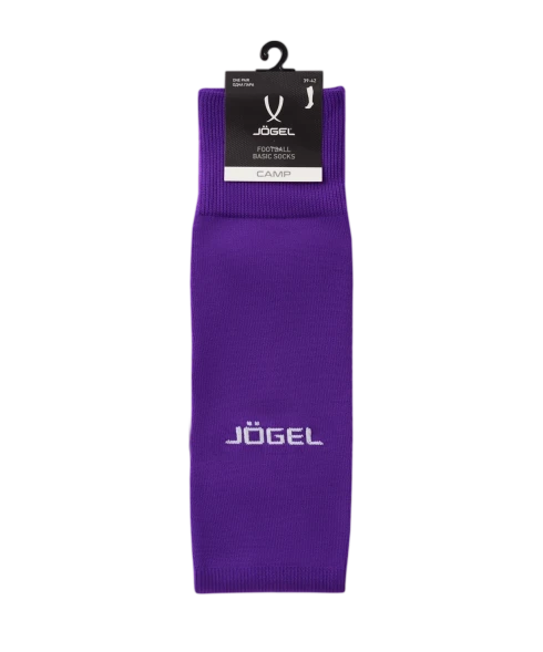 Гетры футбольные JOGEL CAMP BASIC SOCKS, фиолетовый/серый/белый