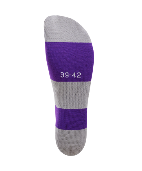 Гетры футбольные JOGEL CAMP BASIC SOCKS, фиолетовый/серый/белый