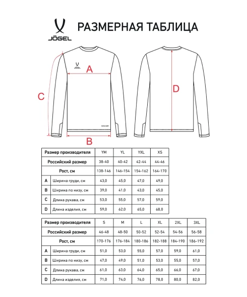 Свитер вратарский JOGEL PerFormDRY SPLASH GK Jersey, голубой