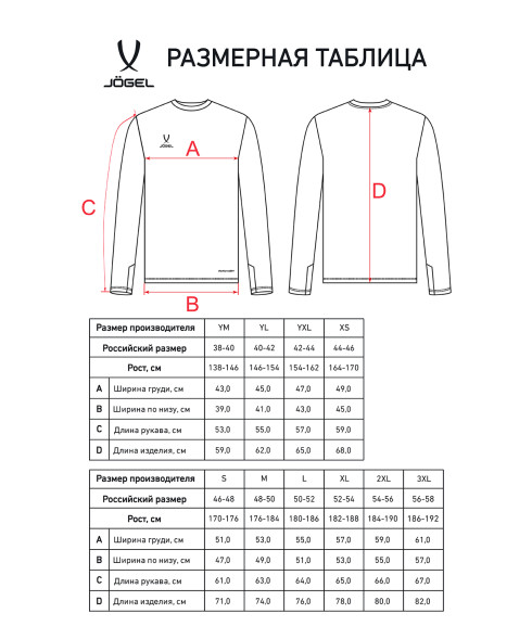 Свитер вратарский JOGEL PerFormDRY SPLASH GK Jersey, голубой