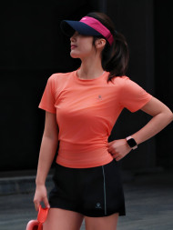 Футболка KELME Round Neck Short Sleeve T-shirt Orange