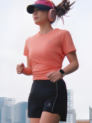 Футболка KELME Round Neck Short Sleeve T-shirt Orange
