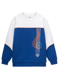 Свитшот KELME Round Neck Sweater (Blue/White)