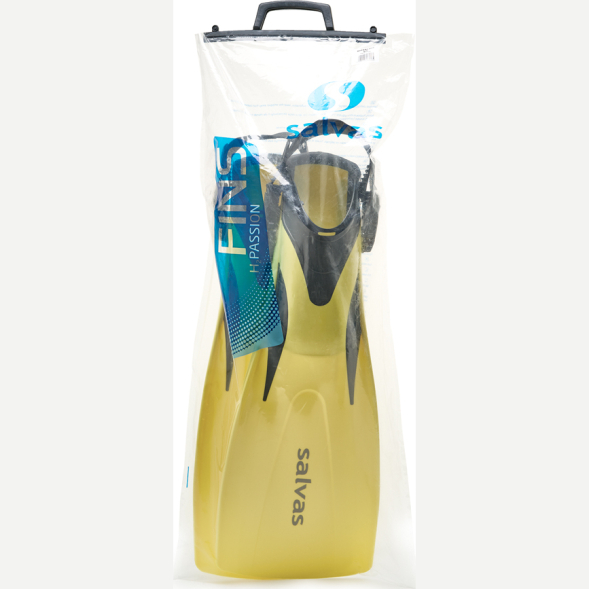 Ласты для плавания SALVAS Hazard Plus Fin BA160LXBBSTS, размер L/XL, синие