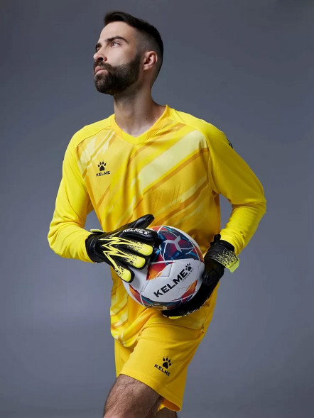 Вратарская форма KELME Long Sleeve Goalkeeper Suit Yellow