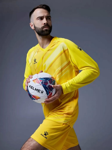 Вратарская форма KELME Long Sleeve Goalkeeper Suit Yellow