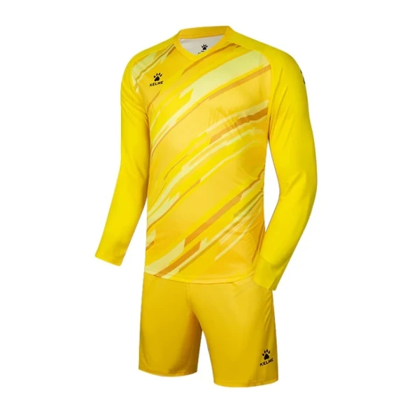 Вратарская форма KELME Long Sleeve Goalkeeper Suit Yellow