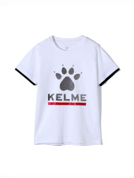 Детская футболка KELME Boys Short Sleeve T-Shirt White