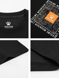 Детская футболка KELME Short Sleeve T-Shirt Kid Black