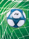 Футбольный мяч FN Football Ball (Машинная сшивка) (White/Blue)