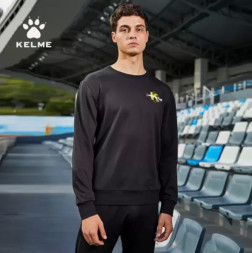 Свитшот KELME Knit Crew Neck Sweater Black