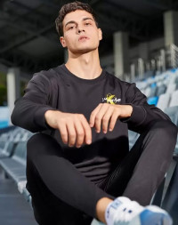 Свитшот KELME Knit Crew Neck Sweater Black