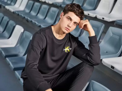 Свитшот KELME Knit Crew Neck Sweater Black