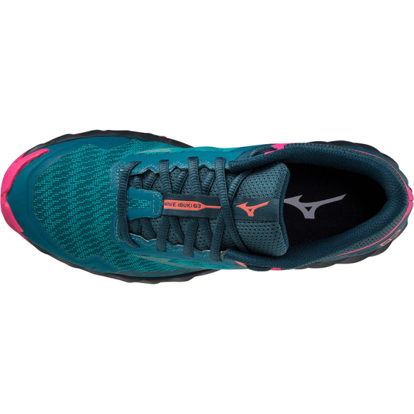 Кроссовки беговые женские MIZUNO Wave Ibuki 3 J1GK207332, р.UK6 (рос.38), изумрудный