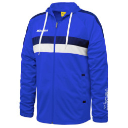 Куртка от костюма с капюшоном MIKASA MT550-0100-XL, р.XL, 100% полиэстер, синий