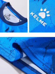 Футболка KELME Short Sleeve Football Shirt Blue